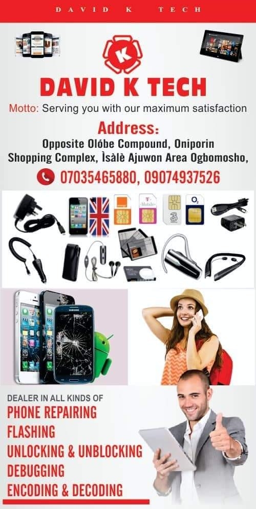 Davidktech Phone ? Repair And Ecessories logo